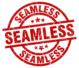 seamless round red grunge stamp