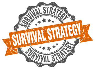 survival strategy stamp. sign. seal
