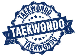 Fototapeta premium taekwondo stamp. sign. seal