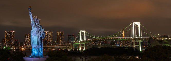 Beautiful night view of Odaiba, Tokyo © Shawn.ccf
