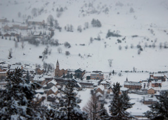 French Alpine village