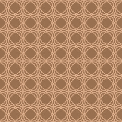 Abstract Classic Geometric Pattern Paper For Background, Print paper. Vector Illustration. Dark beige color