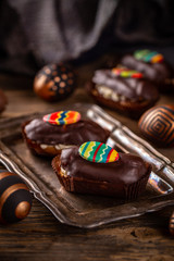 Mini chocolate cakes