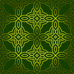 Beautiful Seamless Geometric Ornament Vector Illustration. Abstract.
