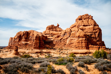 Fototapeta premium Arches National Park in Utah - famous landmark - travel photography