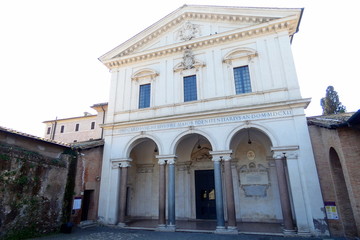   basilica di san sebastiano fuori le mura,roma,italia.