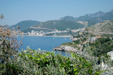 Fototapeta na wymiar Sveti Stefan, small island in Budva, Montenegro