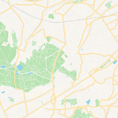 Clamart, France printable map