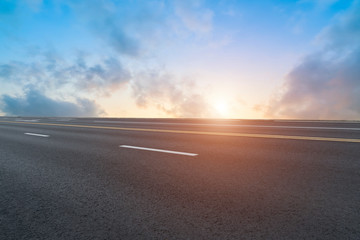 Road and Sky Landscape..