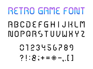 Retro Game Font.