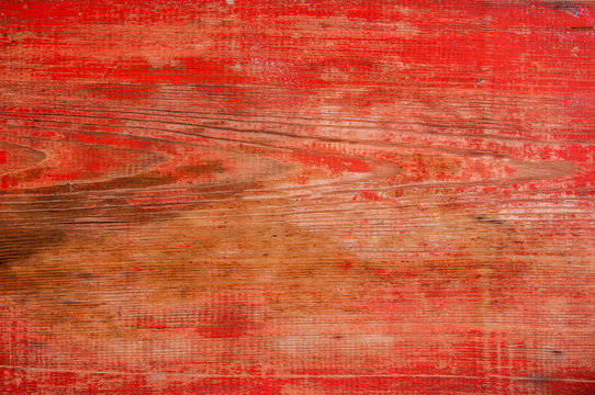 Grunge red wooden background texture