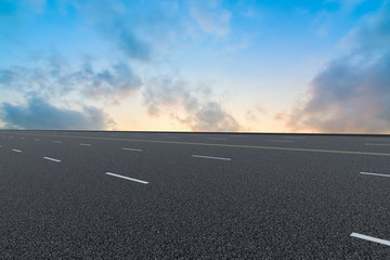 Road and Sky Landscape..