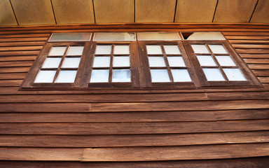 wooden wall of a house