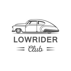 Obraz premium Lowrider Club Logotype.