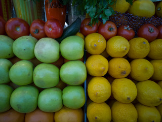 Delicious healthy fruits