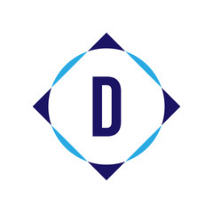 Initial Letter D Logo Template Vector Design