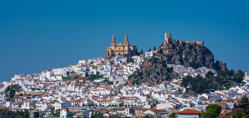 Olvera white village in Cadiz province, Andalusia, Spain © rudiernst