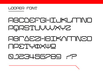 Looper Sci Fi Font