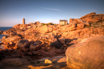 Cote de Granit Rose, Bretagne, Frankreich