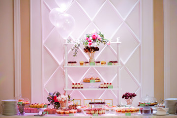 Delicious candy bar for special events