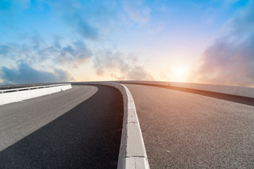 Road and Sky Landscape..
