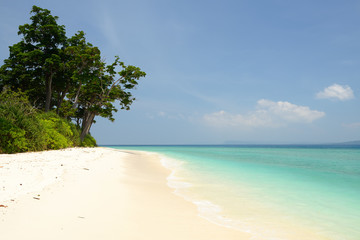 Lakshmanpur beach at Neil Island of the Andaman and Nicobar Islands, India