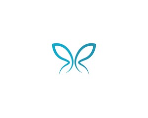 Butterfly logo vector icon