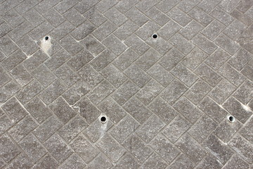 コンクリートの斜面