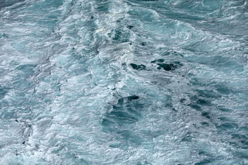 Fototapeta premium Morze, ocean, woda morska z różnymi kolorami wody