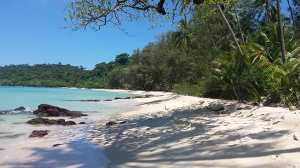 Koh Kood island tropical beach of Thailand