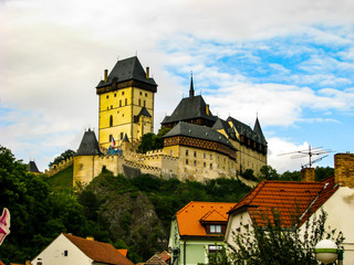 Fototapeta premium Karlstejn Czech Republic - Beautiful photo of castle