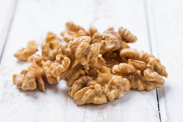 Nuts on the wood