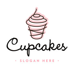 Cupcakes Bakery Logo Template
