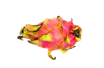 Dragon fruit isolated on white background