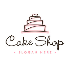 Cake Shop Logo Template