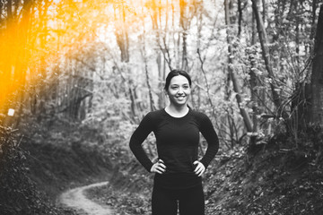 Fototapeta premium Trail running