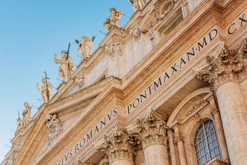 Saint Peter Basilica in Vatican Rome