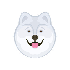 Samoyed Dog Logotype