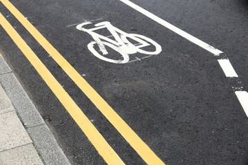 Obraz premium England bicycle lane