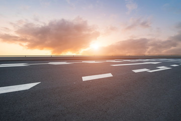 Road and Sky Landscape..
