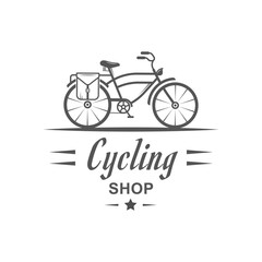 Fototapeta na wymiar Cycling Shop Logotype.