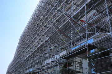 大型ビルの改修工事