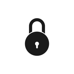 Lock vector icon. Security and privacy symbol