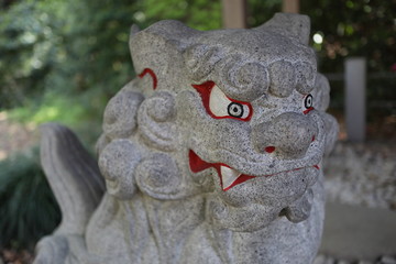 神社の狛犬