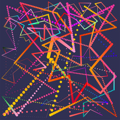 Abstract moving lines, futuristic and dynamic concept poster background, colorful vector illustration. Ideal for brochure, poster, flyer cover template.