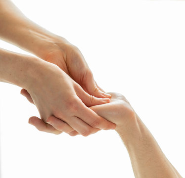 Ayurvedische Hand Massage , Vitalpunktmassage an den Marma Punkten