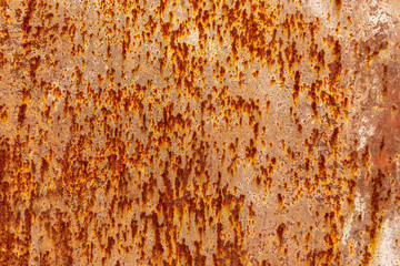 Rust on metal as abstract background
