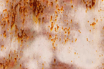 Rust on metal as abstract background