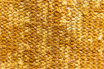 The material on the carpet as an abstract background