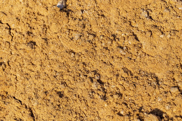 Construction sand as an abstract background